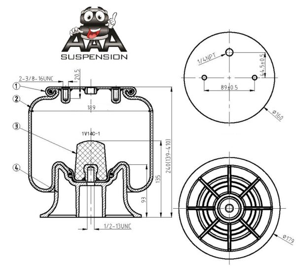 Rolling Sleeve Replacement Air Bag - Image 6