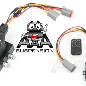 Remote Control and 4 Way Valve block combo for 2 x air bag suspension
